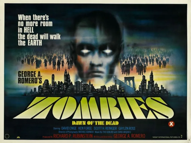 R514 DAWN OF THE DEAD Movie  Zombies-Print Art Silk Poster