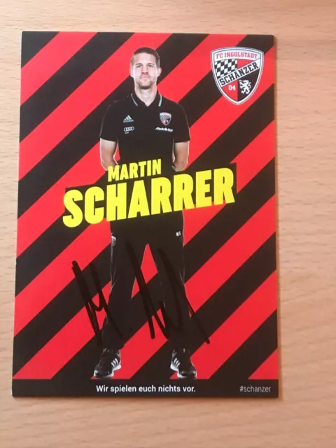 Martin Scharrer FC Ingolstadt Autogrammkarte orig signiert #6542