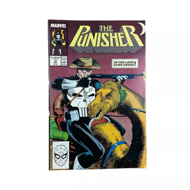 MARVEL comics the punisher down under volume 1 no 19 vintage comic book VGC