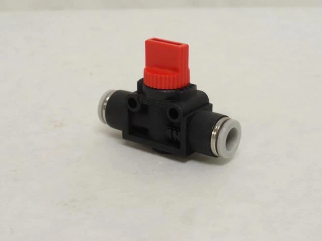 209717 New-No Box; Festo HE-3-QS-5/16-U Manual Shut-Off Valve 153977; 5/16" PTC