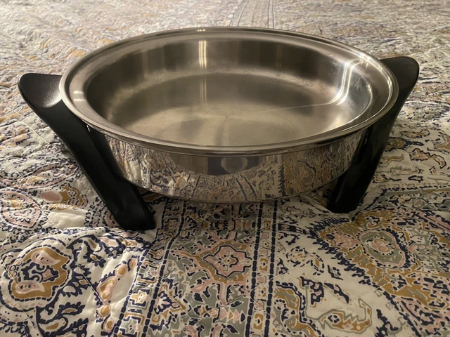 Saladmaster 304/316Ti Stainless Steel Electric Skillet Vapo Lid Saladmaster 304/316Ti Stainless Steel Electric Skillet Vapo Lid