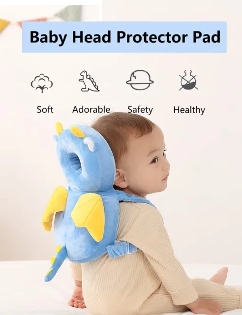Baby Head Protector Cushion Toddler Head Protection Pillow Baby Backpack 3