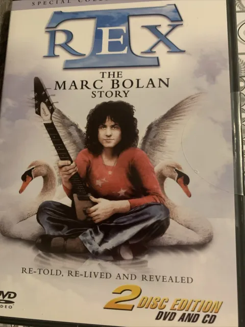 T. Rex: The Marc Bolan Story DVD 2 Disc Edition DVD +CD 2007 BRAND NEW.