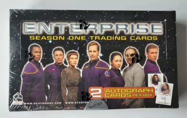 Star Trek Enterprise Season 1, Sealed Trading Card Hobby Box, 2002 Rittenhouse