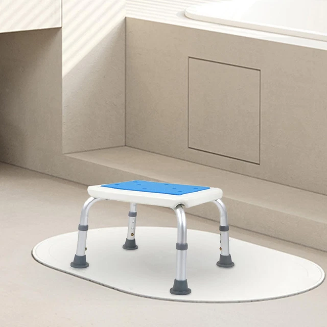 Step Stool Comfortable Foot Stool Shoe Changing Stool Nonslip Shower Stool for