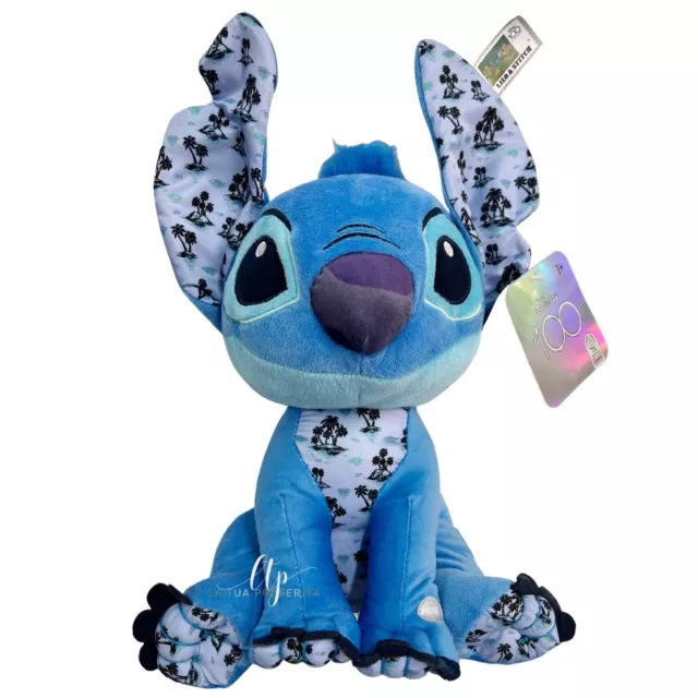 Disney Store Japon Peluche moyenne Stitch en pyjama, Lilo & Stitch