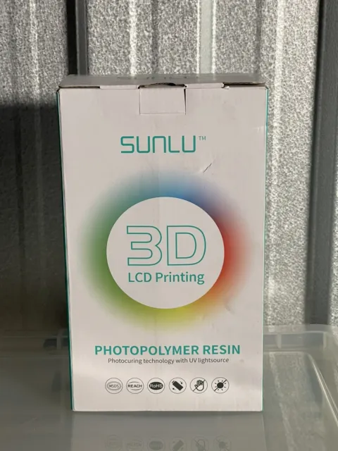 SUNLU Resina Lavabile in Acqua per Stampanti 3D 1kg, Resina UV