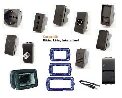 International SERIE LIVING INTERNATIONAL COMPATIBILI bticino  COMANDI FRUTTI LIVING USB RJ4... 