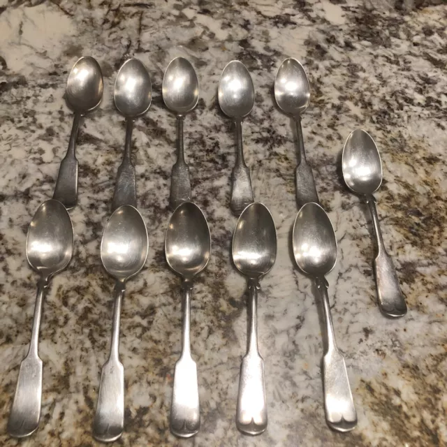 Vintage Set of 11 WM Rogers & Son AA Spoons Pat May 10 1910