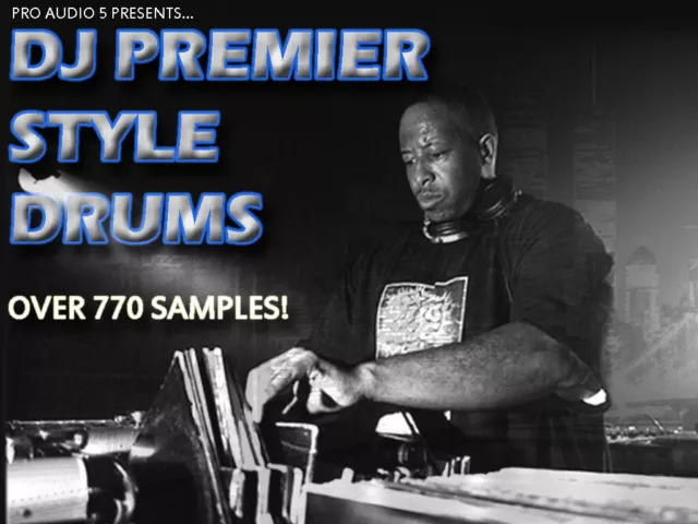 DJ Premier Style Drum Kits über 700 Samples! - Hip Hop Rap Drums - CD-ROM