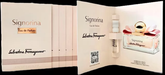 Salvatore Ferragamo Signorina 15 ml Eau De Parfum Spray 10x 1,5 ml