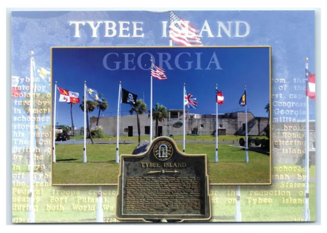 Postcard Greetings from Tybee Islane, GA - Tybee Museum M8