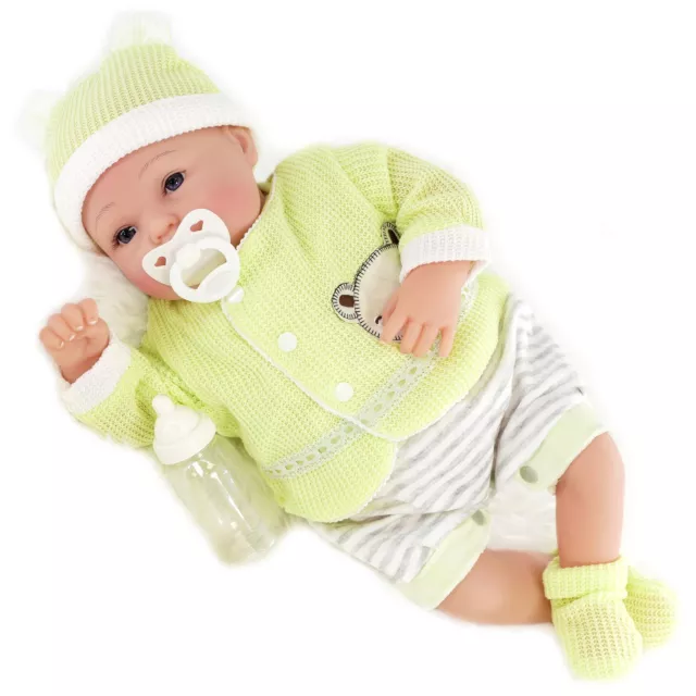 Realistic Reborn Baby Doll Boy 20" BiBi Doll Silicone Handmade Dummy Accessories