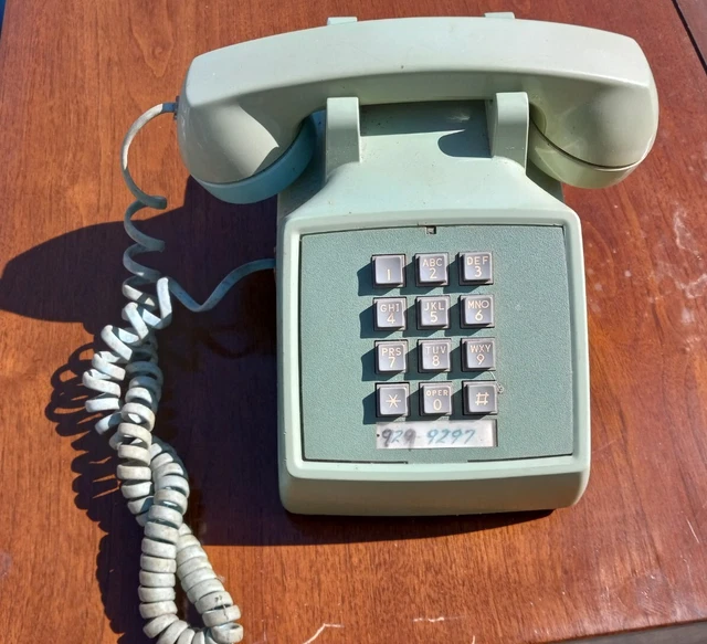 VTG BELL PHONE System Western Electric 2500DM Avocado Green Volume