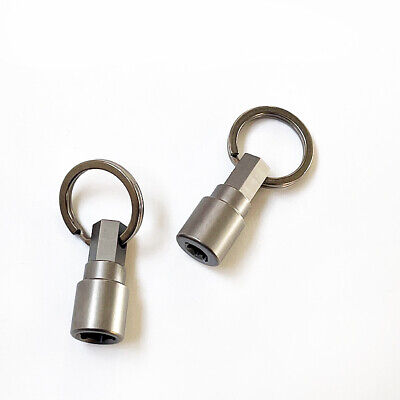 Titanium Alloy Magnet Quick Buckle Detach Tactical EDC Keychain Tools Key Ring