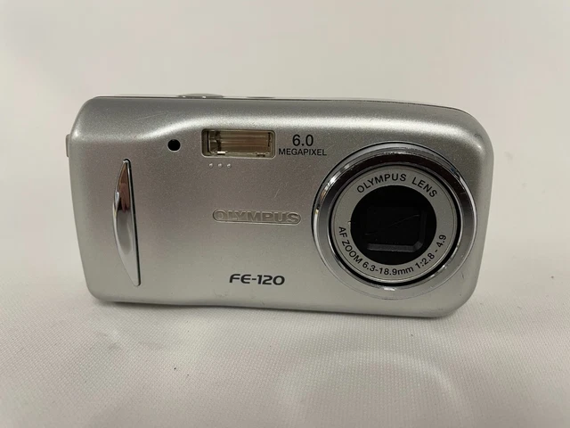 Olympus FE-120 6.0MP Digital Camera - Silver