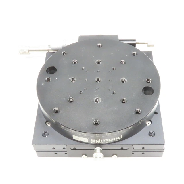 Edmund Optics Precision Optical 360° Rotary Camera Stage Slide 125mm