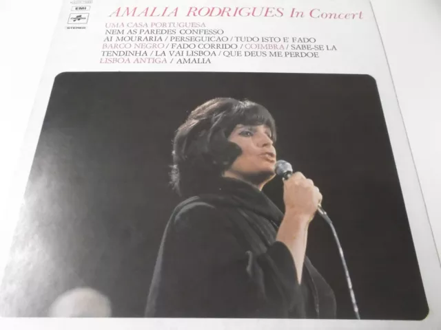 66224 - Amalia Rodrigues In Concert - 1970 Columbia Vinyl Lp Made In Italy