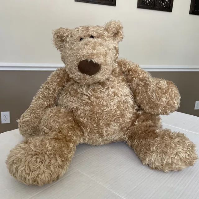 24" Gund Pottery Barn Kids Clancy #5084 Tan Teddy Bear Stuffed Animal Plush Toy