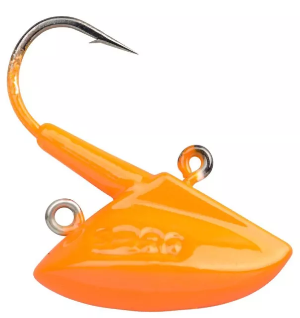 Spro Fire Erie Jig Haken 1/0, 2 Jighaken für Köderfisch Bleikopf