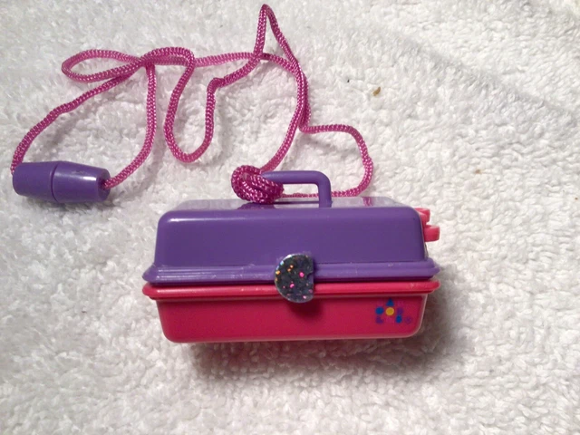 Caboodles Jewels Mini Case Necklace With Pencils & Stencils Toy Biz 1993 Vintage