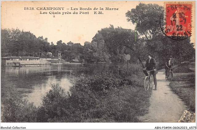 ABNP3-94-0216 - CHAMPIGNY - les bords de la marne - les quais pres du pont