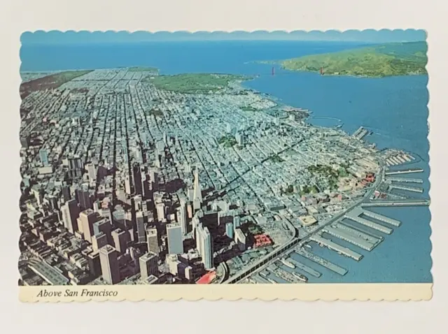 Aerial View of San Francisco California Postcard