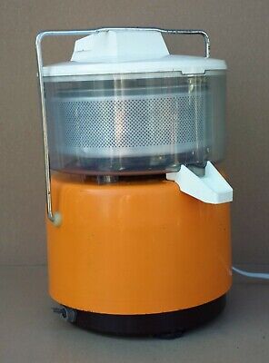 Centrifugeuse MOULINEX orange vintage extracteur de jus MARCHE juice extractor