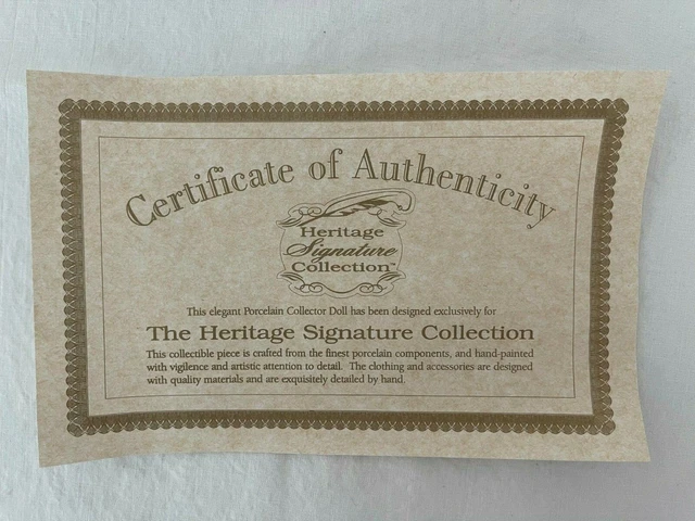 JOLENE NOEL #12309 PORCELAIN ANGEL DOLL from The Heritage Signature Collection 3