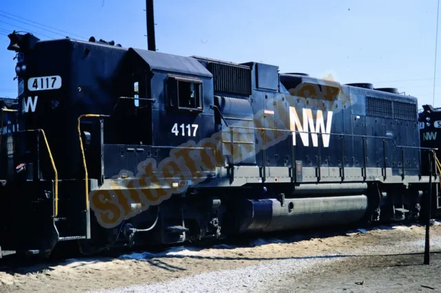 Vtg 1972 Train Slide 4117 NW Norfolk & Western Engine X3K129