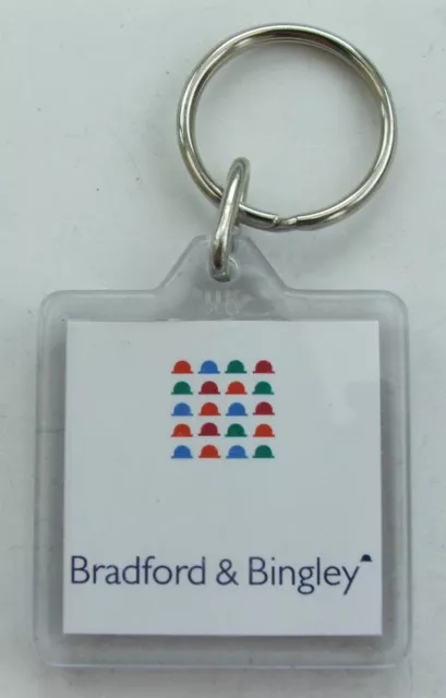 Bradford & Bingley, double sided plastic keyring