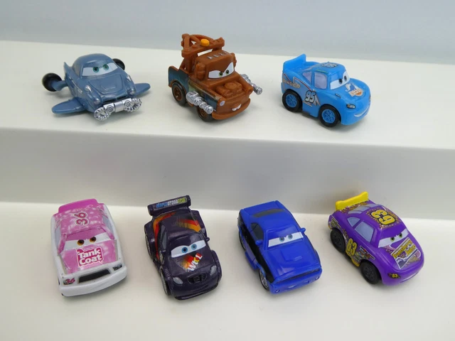 MATTEL DISNEY PIXAR Cars Lot of 7 Micro Drifters Ball Racers EUR 12,35 ...