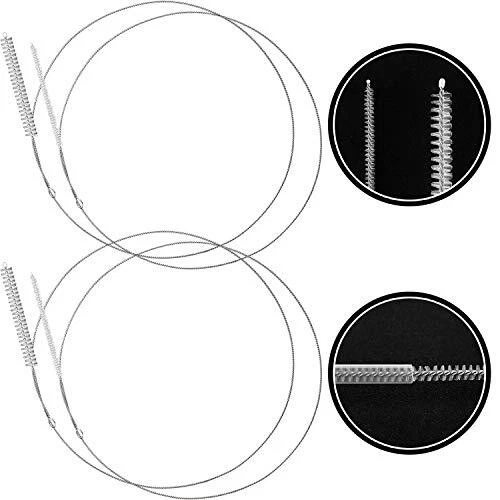 4 Pieces Feeding Tube Brushes, Cleaning Brushes, 32 Inches Long with Soft Nyl...