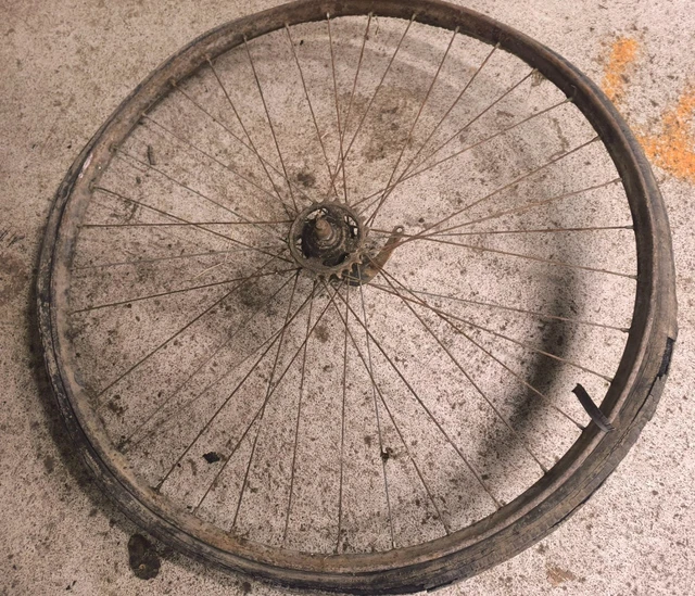 Paire Roues 700 retournement cache pignon alu vélo collection ancien eroica