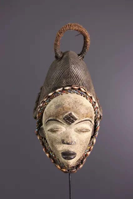 Punu Mask African Tribal Art Africain Arte Africana Afrikanische Kunst **