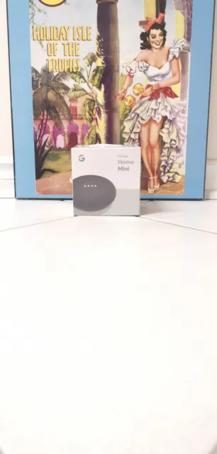 Google Home Mini Smart Assistant - Charcoal (Canada) New In Box