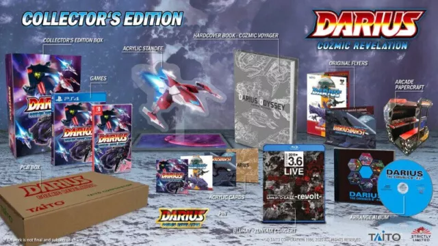 DARIUS COZMIC REVELATION COLLECTOR'S EDITION PS4 Strictly Limited NEW SHMUP 2