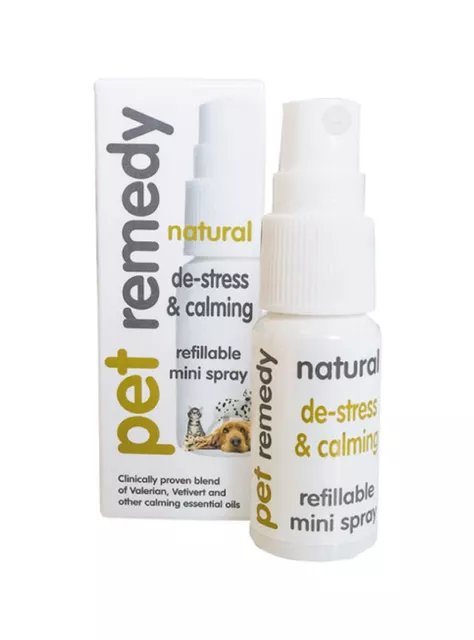 Pet Remedy Calming Spray For Dog Cat Horse Natural Stress Relief 15ml Or 200ml