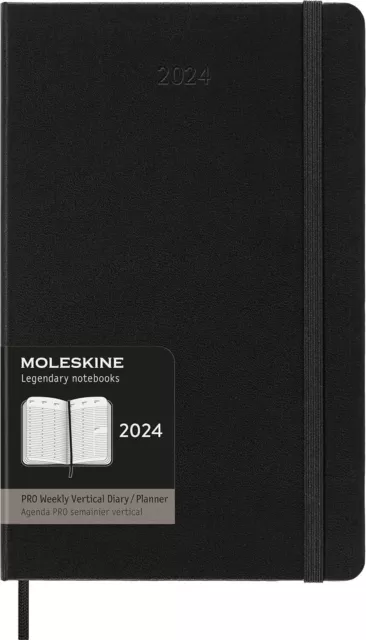 Cuaderno Moleskine 12 Meses A Partir Enero 2024 Agenda Semanal Pro Bartical (Ve