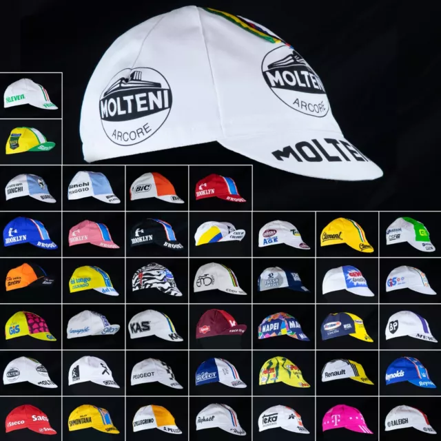 Rennrad-Mütze Cycling cap Retro Vintage Eroica »Made in Italy« Radmütze