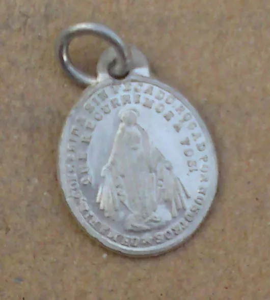 Kleine Alte Pilger Medaille - Muttergottes Maria (AW155)