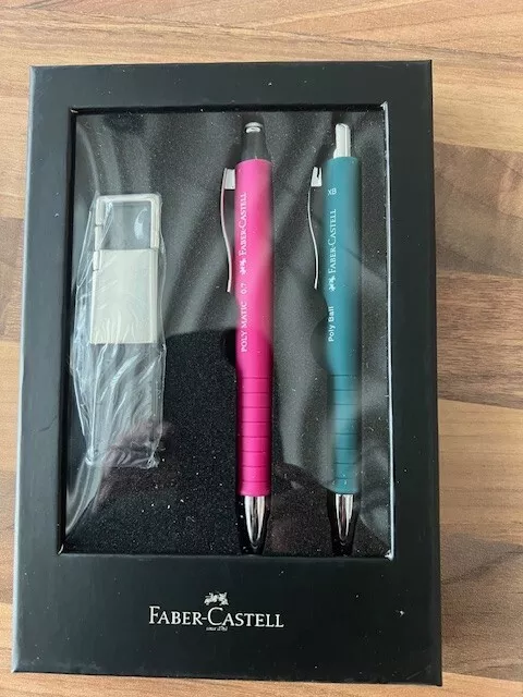 Faber Castell Polly Ball Kugelschreiber XB + 0,7 Drehbleistift  3teiliges Set