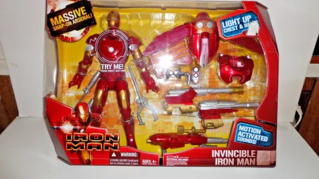 Hasbro Iron Man massive snap on arsenal 2008 misb mib moc