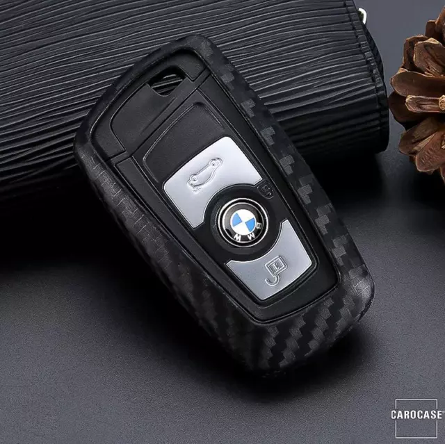 SCHLÜSSEL CASE HÜLLE Carbon-Look für BMW E46 E82 E90 E91 F11 F20 F21 E70  E93 E85 EUR 8,90 - PicClick DE