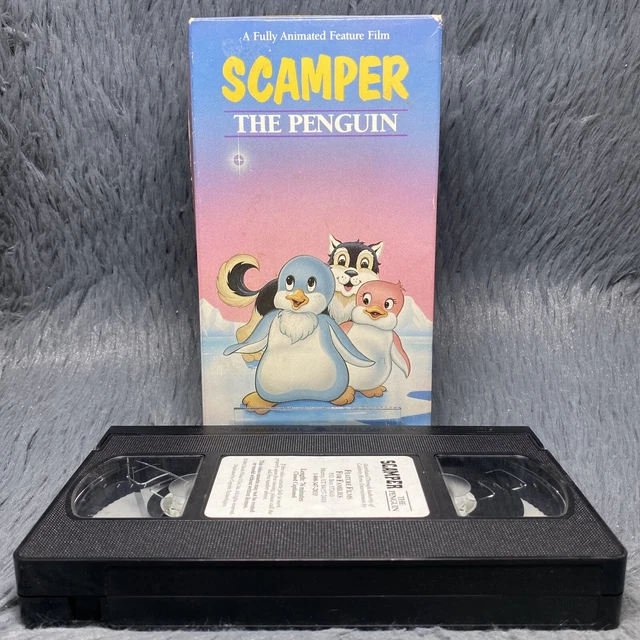 SCAMPER THE PENGUIN VHS 1989 Tape Just For Kids Home Video Movie Film ...