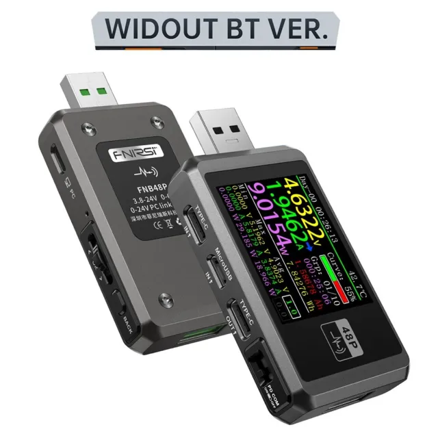Tester 1 Pezzi Caricabatterie Pin Potenza Test Voltmetro E Ammeter Veloce