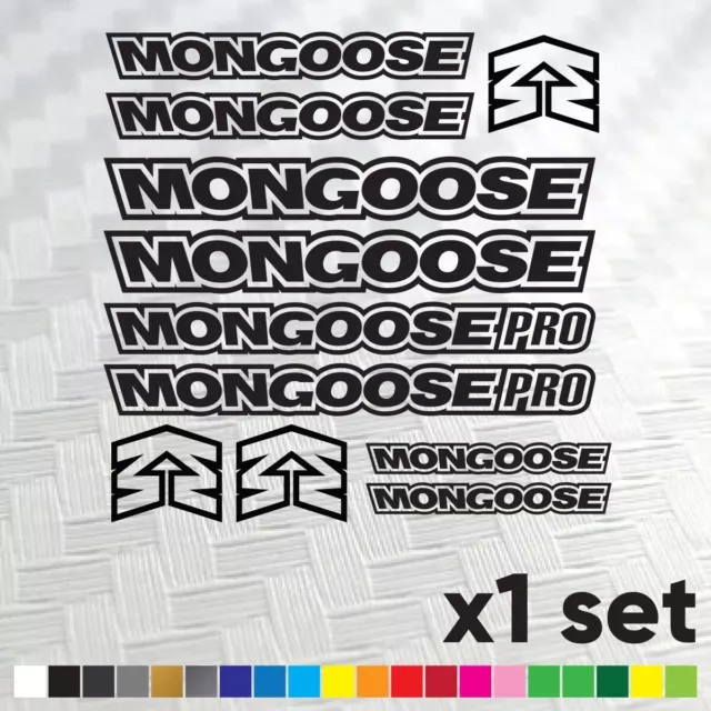 Mongoose mountain hotsell bike decals