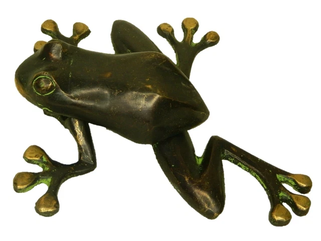 Frog Design Vintage Antique Repro Handmade Brass Door Knocker Bell Home Decor