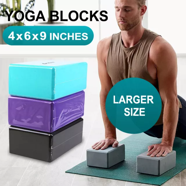 Vivva Yoga Block Brick EVA Foaming Home Exercise Practice Fitness 10CM Large