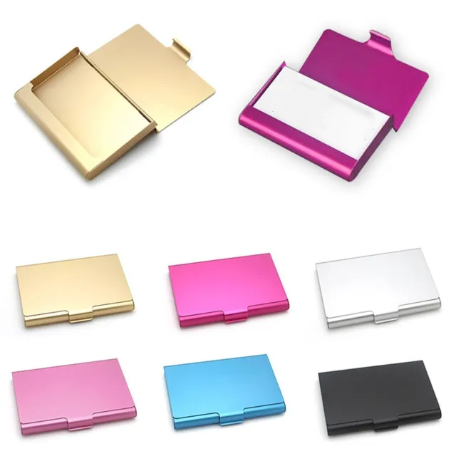 Aluminum Alloy Credit Card Holder Case Protects Your Business Cards in Style